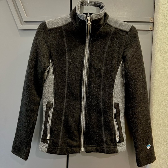 Kuhl Alfpaca Fleece Full Zip Two Tone Women’s Jacket - Picture 1 of 7